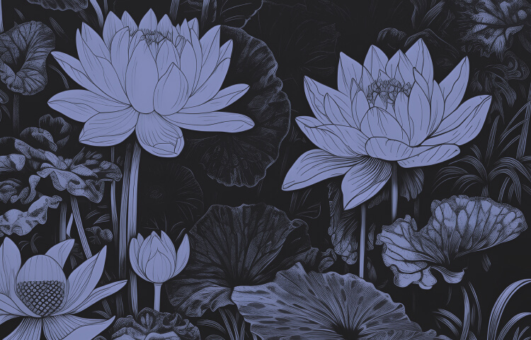 Curyu - blue lotus